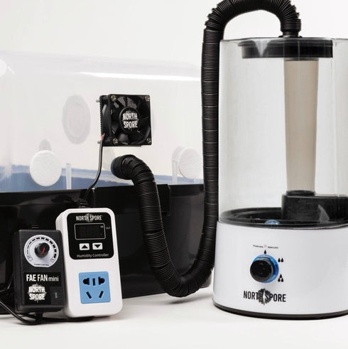 Automated 'Boomr Bin' Wood-Loving Monotub Mushroom Grow Kit